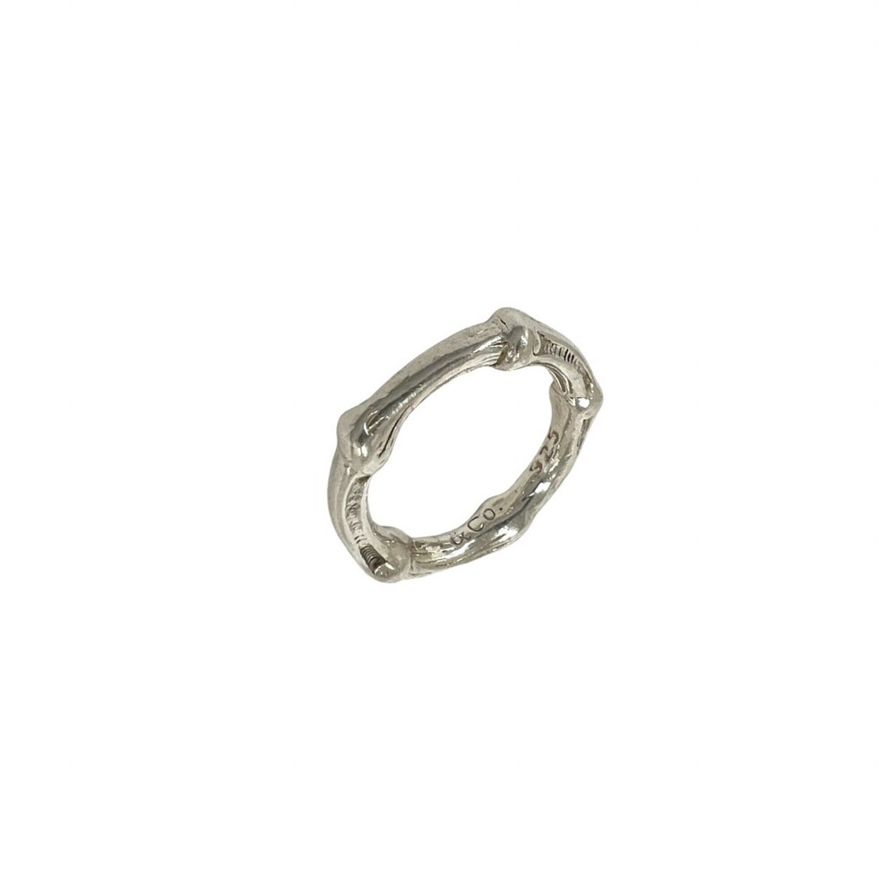 TIFFANY & CO. Vintage Silver Bamboo Ring